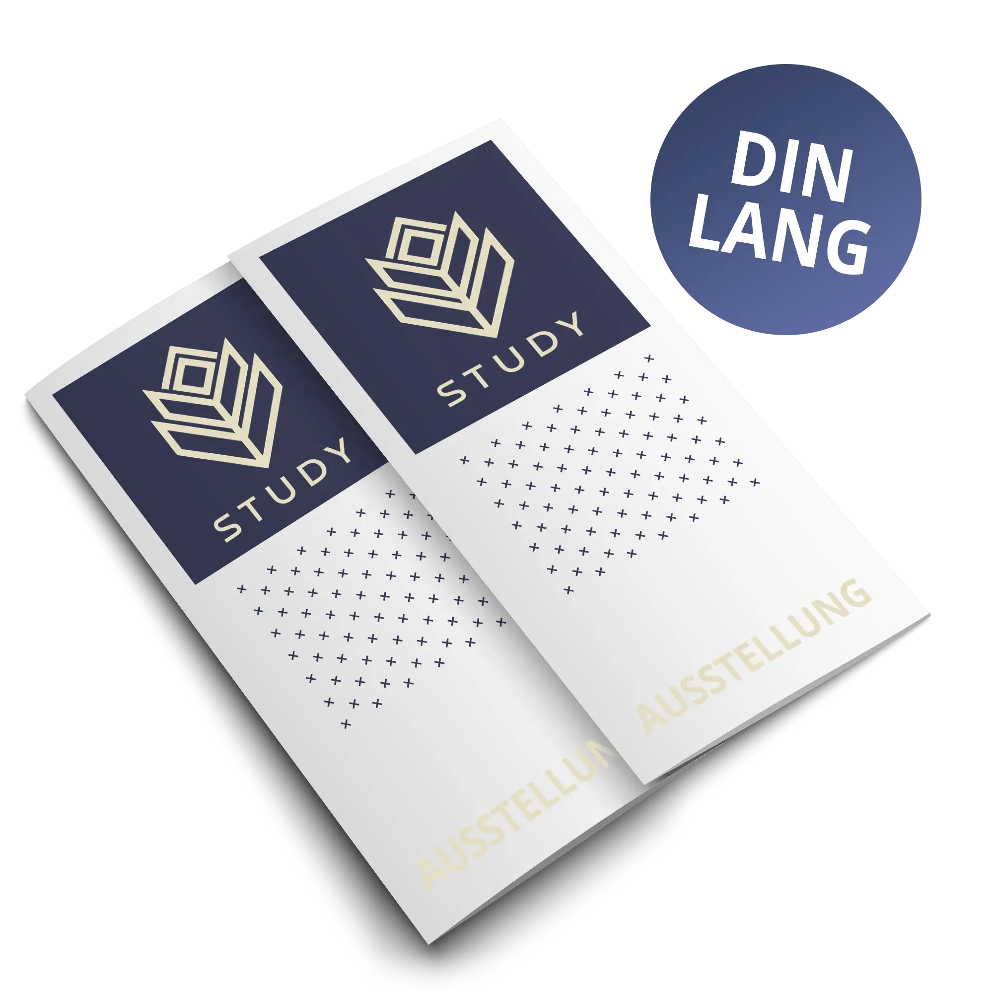 Folder 4 Seiten - DIN Lang Hochformat